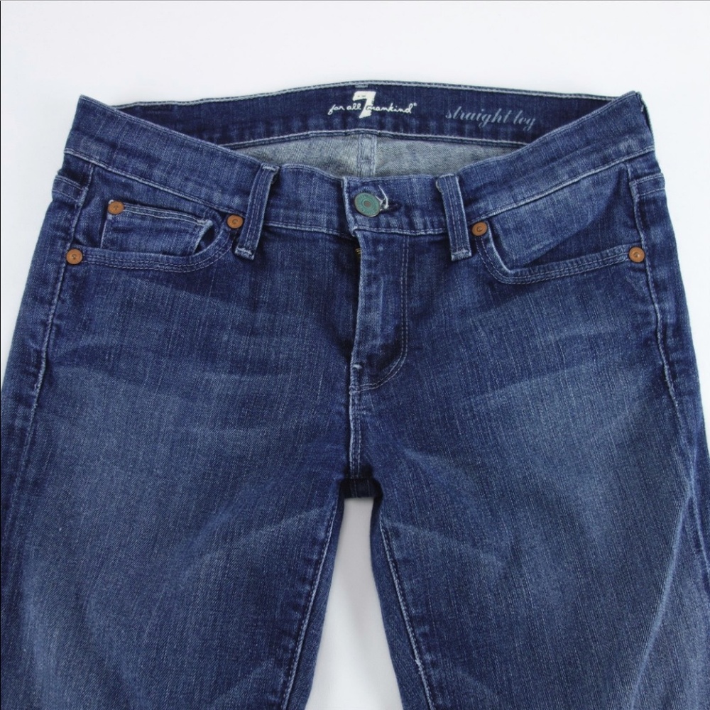 SOLD 7 For All Mankind Straight Women's 26 #JA02 - Picture 7 of 8